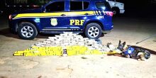 PRF apreende 124 quilos de cocaína em caminhão