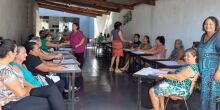 Associação oferece curso de Pintura em Panos de Prato