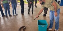 Acadêmicos realizam visita técnica para conhecer resgate de animais silvestres