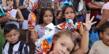 Festa da Páscoa termina com distribuição de ovos e shows