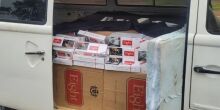 PRF apreende carga com 11 mil maços de cigarros