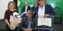Alex Cadeirante homenageia presidente do Sindicato Rural