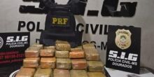 PRF aborda Mercedes com R$ 3 milhões em cocaína