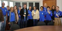 Medalhistas da Melhor Idade se apresentam ao prefeito