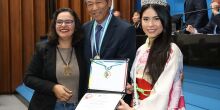 Ishy recebe a Comenda 'Terra do Sol Nascente' da Alems