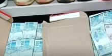 PF apreende R$ 1,3 milhão em caixa de sapatos