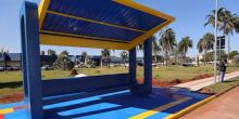 Novo ponto de parada de ônibus é instalado