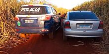 PM encontra carro abandonado em rodovia