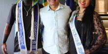 Marçal recebe Miss e Míster Indígena