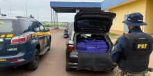 Veículo abordado com 485 kg de maconha em Mundo Novo