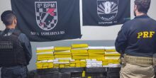 Mulher é presa com 101 quilos de maconha