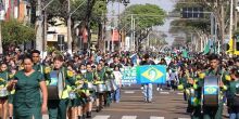 Desfile de 7 de Setembro cadastra até 5 de agosto