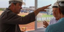 Riedel grava para o programa eleitoral em Dourados