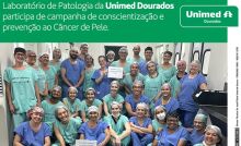 Laboratório de Patologia da Unimed Dourados participa de campanha de conscientização e prevenção