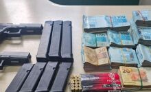 Drogas e armas apreendidas em operação da PF