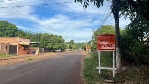 Troca de tubulação do Córrego Paragem exige interdição da Rua Palmeiras