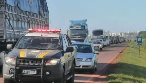 PRF libera rodovia após promessa de negociação com CCR