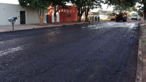 Vias públicas agora recebem asfalto de qualidade