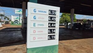 Gasolina tem alta de 1,4% em Dourados