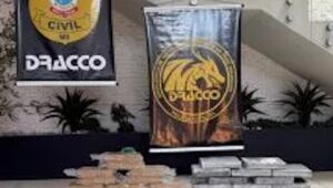 Polícia prende dupla com mais de R$ 3 milhões em cocaína 