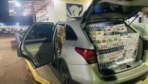 PM apreende 3.400 pacotes de cigarros em Vila Vargas