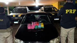 PRF apreende maconha e cocaína na BR-463
