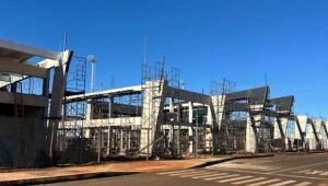 Novo receptivo do aeroporto ganha forma em Dourados