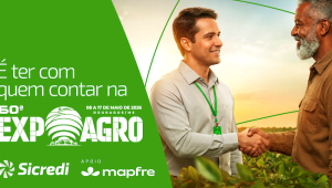 Sicredi monta estrutura completa no parque de exposições