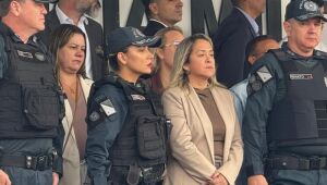 Lia destaca comando inédito de mulheres na segurança