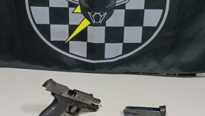 Fugitivo é recapturado com pistola carregada