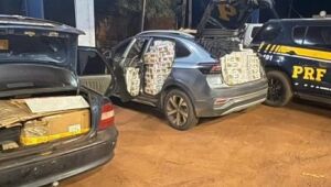 PRF apreende contrabando em Rio Brilhante