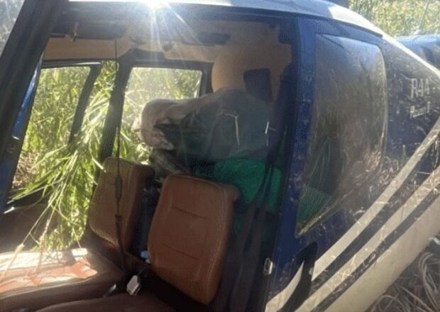 Helicóptero saiu de Ponta Porã com 288 kg de cocaína