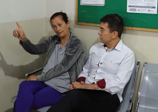 Marçal vai a Unidade de Saúde escutar pacientes