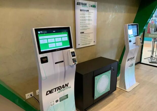 Detran instala primeiros tótens do interior em Dourados