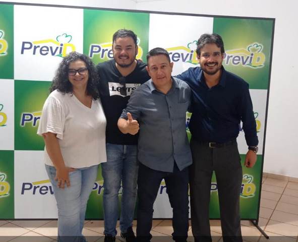 Gleicir, Márcio, Albino e Theodoro, a diretoria renovada do Previd