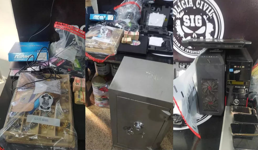 Em Mato Grosso do Sul uma pessoa foi presa e vários objetos apreendidos.