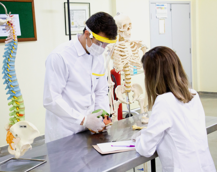 Marcelo Machado Dalla Corte, de Fisioterapia, é monitor de Anatomia Humana