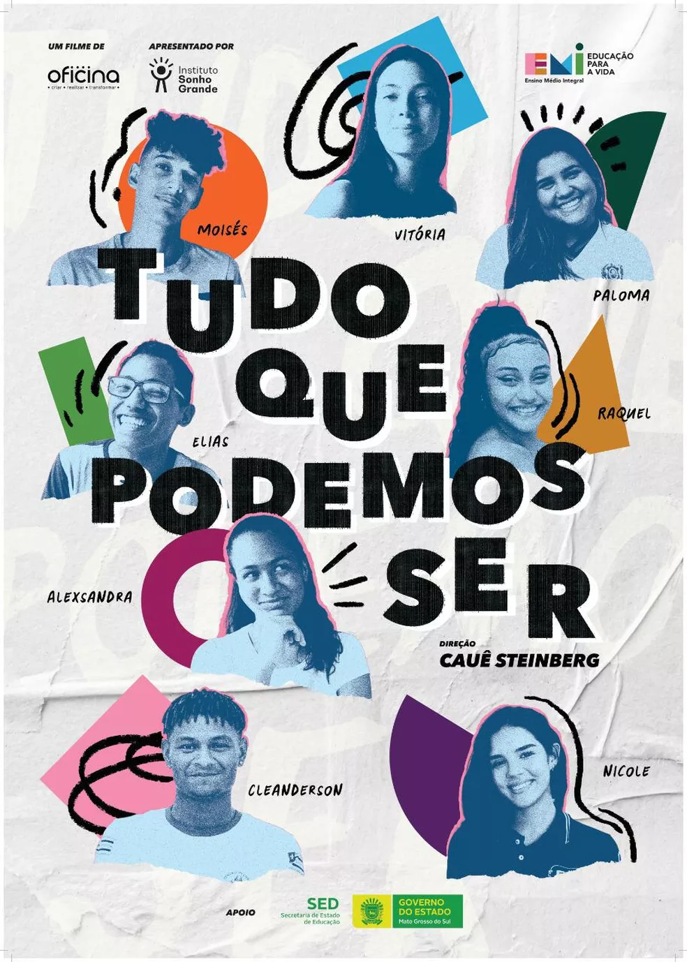 Documentário retrata a trajetória de estudantes do Ensino Médio Integral 