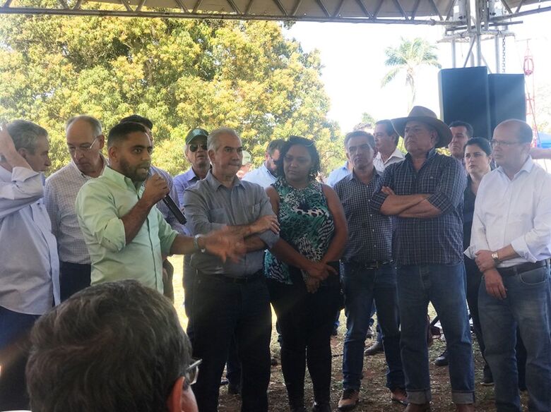 Marcelo Pé agradece melhorias para a região, durante encontro com produtores
