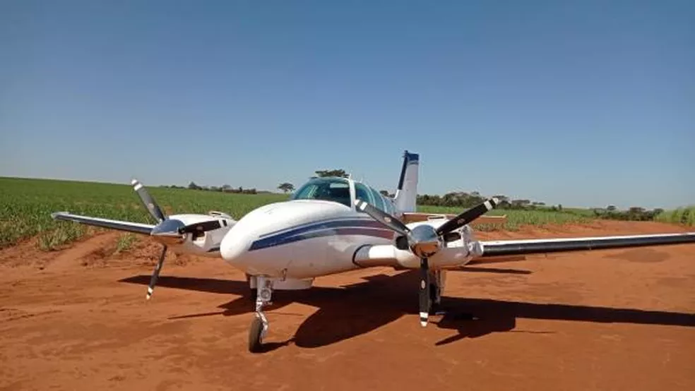 Aeronave interceptada pela FAB 