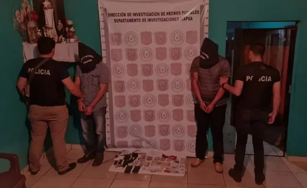 Suspeitos de assassinar o prefeito de Pedro Juan Caballero 