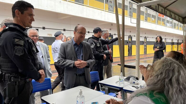 Diretor da PED, Rangel Schveiger recepcionou o vice