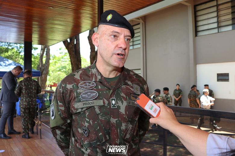 General Abelardo Prisco de Souza Neto, comandante da 4ª Brigada de Dourados 