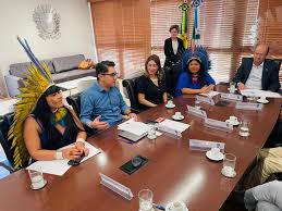 Comitiva do Ministério dos Povos Indígenas se reuniu com o vice-governador, José Carlos Barbosa, o Barbosinha (PSD)