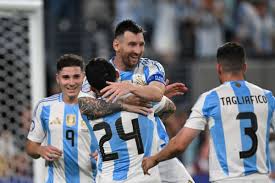 Messi marcou seu primeiro gol na competição