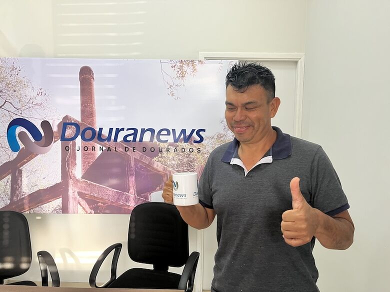 Candidato indígena Valderi Garcia, no Douranews
