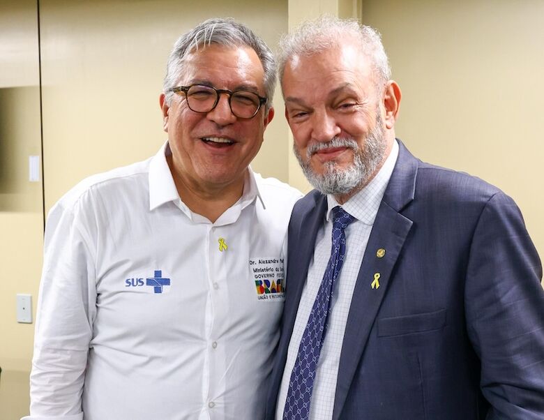 Ministro Padilha recebeu deputado Geraldo Resende