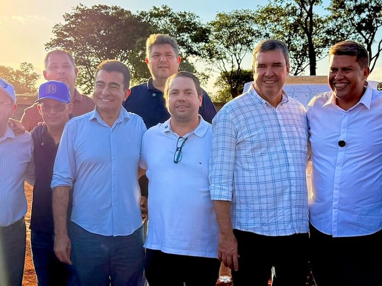 Rodolfo, com Marçal e Riedel, no Jardim Pelicano