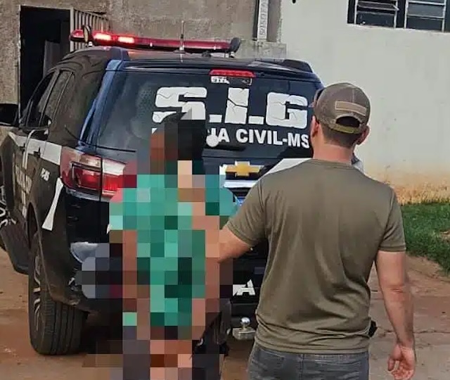 Policial do SIG conduz homem acusado de estupros
