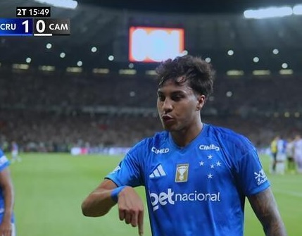 Kaio Jorge marcou o gol do título cruzeirense